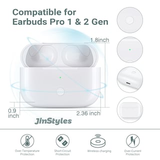 Foto 6 | Funda de Carga Compatible para AirPods Pro 1 y 2 Generación 660 Mah - Venta Internacional