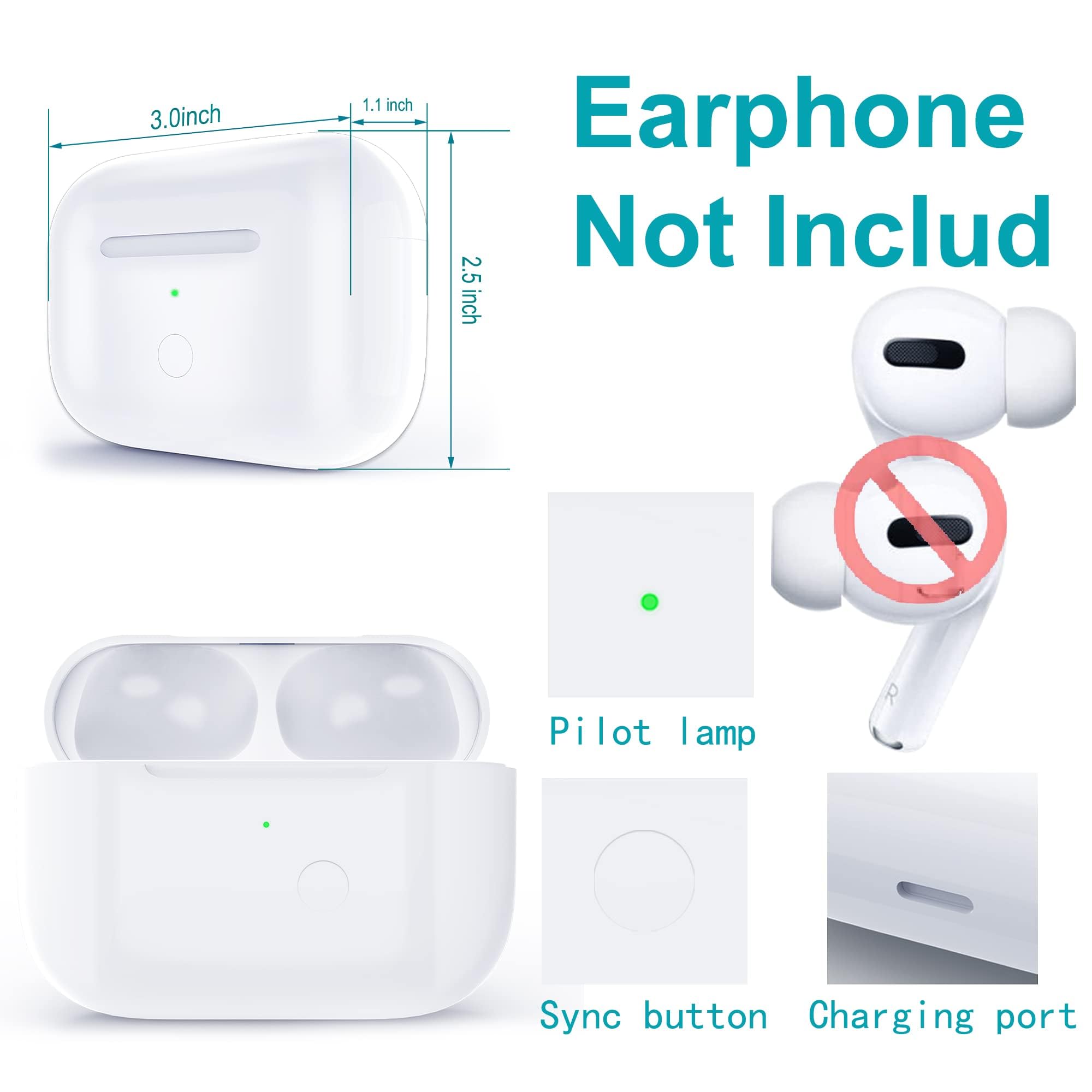 Foto 3 pulgar | Estuche de Carga Ffziqo Blanco para Airpods-Venta Internacional