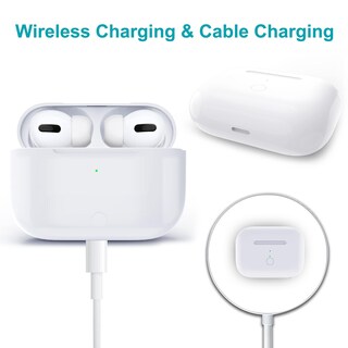 Foto 3 | Estuche de Carga Ffziqo Blanco para Airpods-Venta Internacional