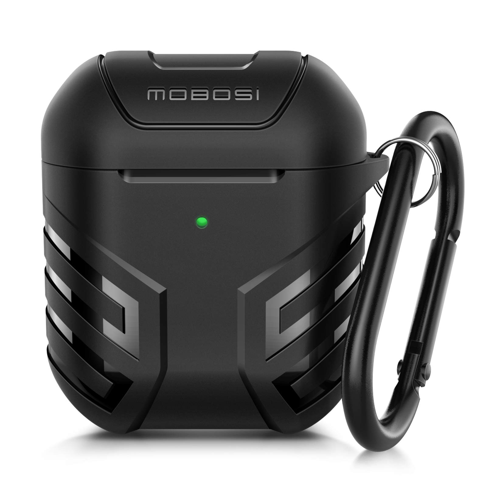 Foto 2 pulgar | Funda Para Airpods Mobosi Military Cover Vanguard Armor Negra - Venta Internacional.