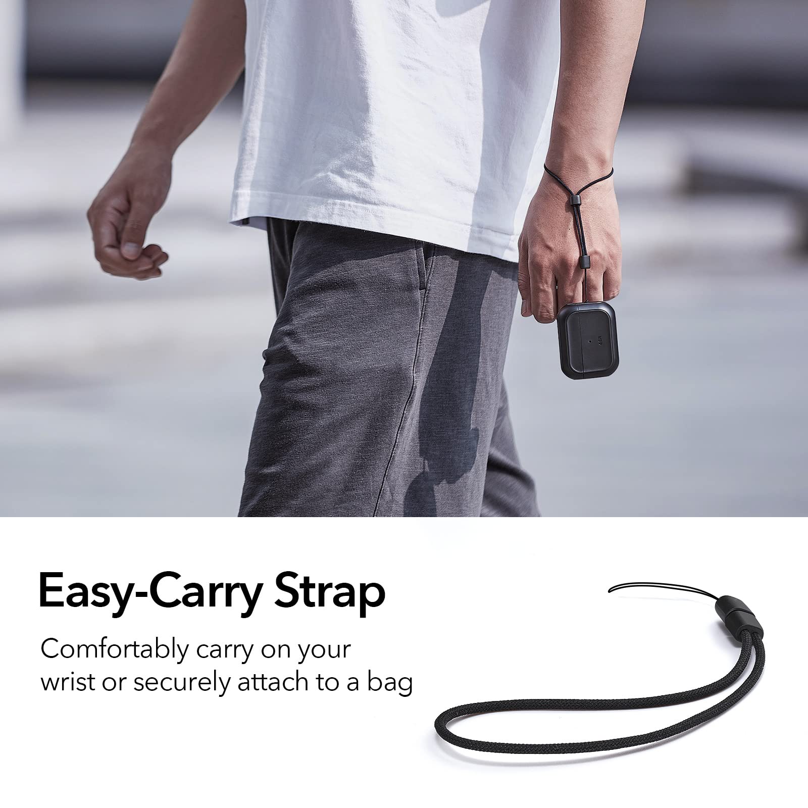 Foto 6 pulgar | Funda Para Airpods Pro Esr 2023/2022/2019 De 2.ª Y 1.ª Generación, Color Negro - Venta Internacional.