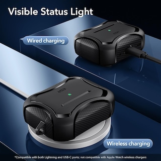 Foto 5 | Funda Para Airpods Pro Esr Halolock De Segunda Y Primera Generación Con Magsafe Bla - Venta Internacional.