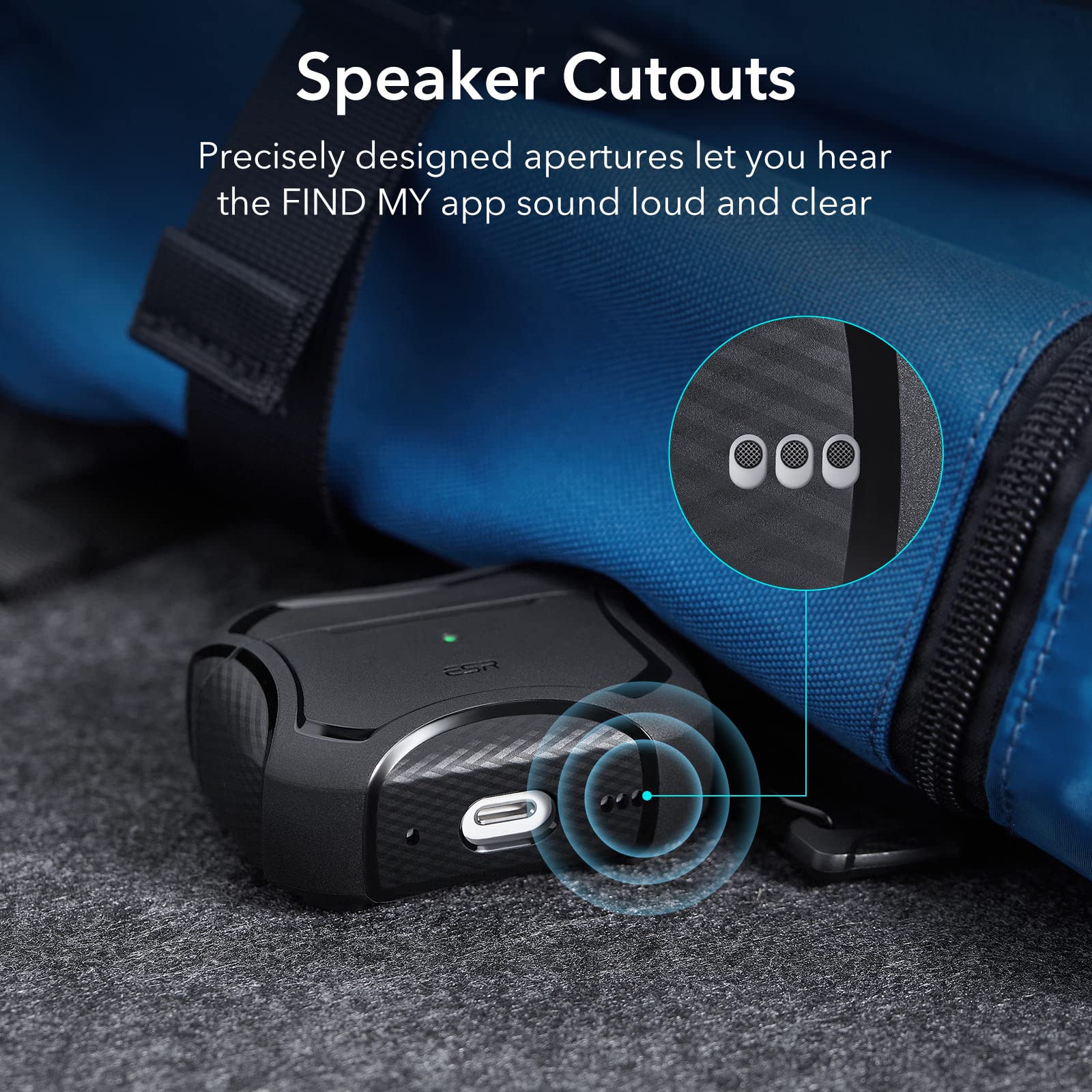 Foto 7 pulgar | Funda Para Airpods Pro Esr Halolock De Segunda Y Primera Generación Con Magsafe Bla - Venta Internacional.