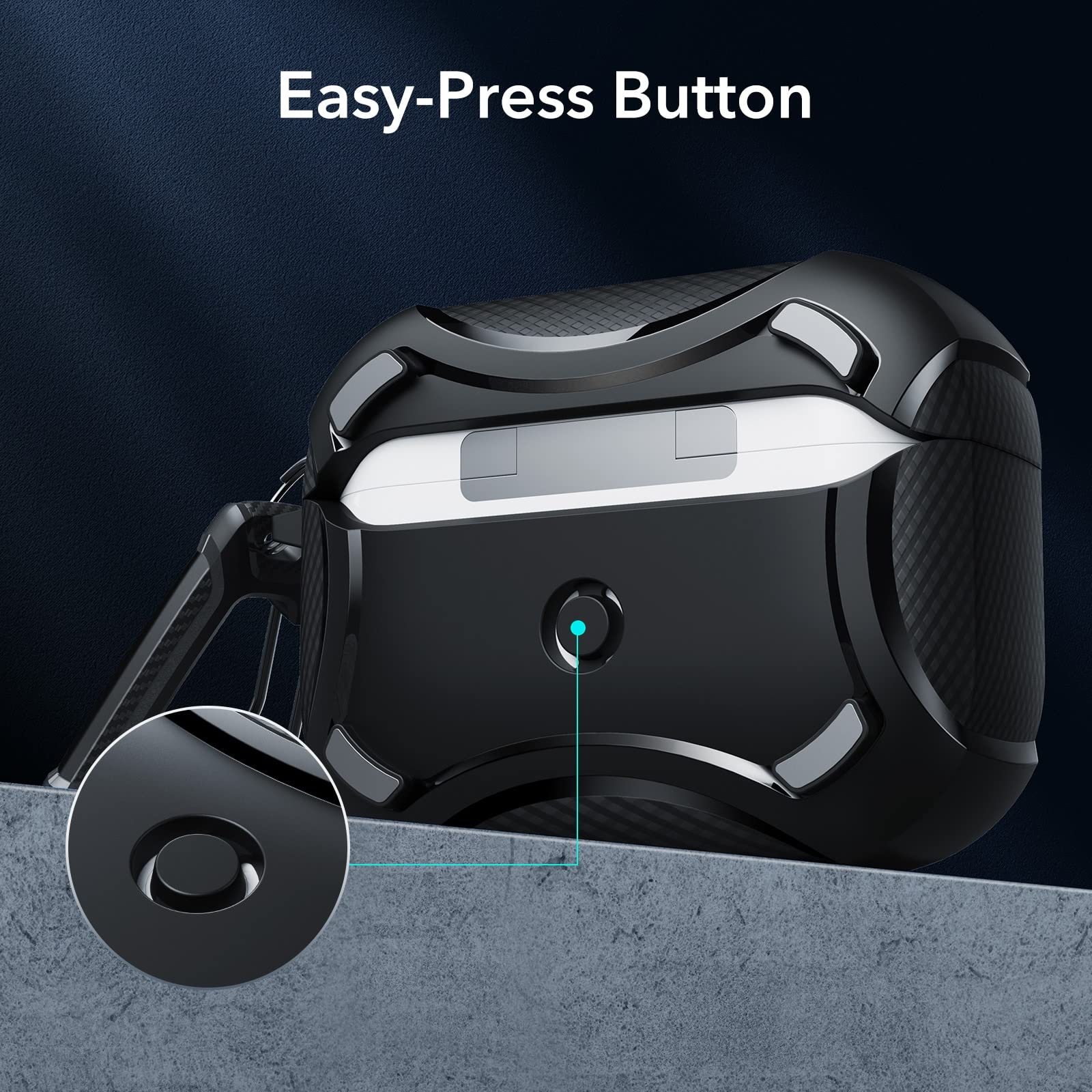 Foto 8 pulgar | Funda Para Airpods Pro Esr Halolock De Segunda Y Primera Generación Con Magsafe Bla - Venta Internacional.