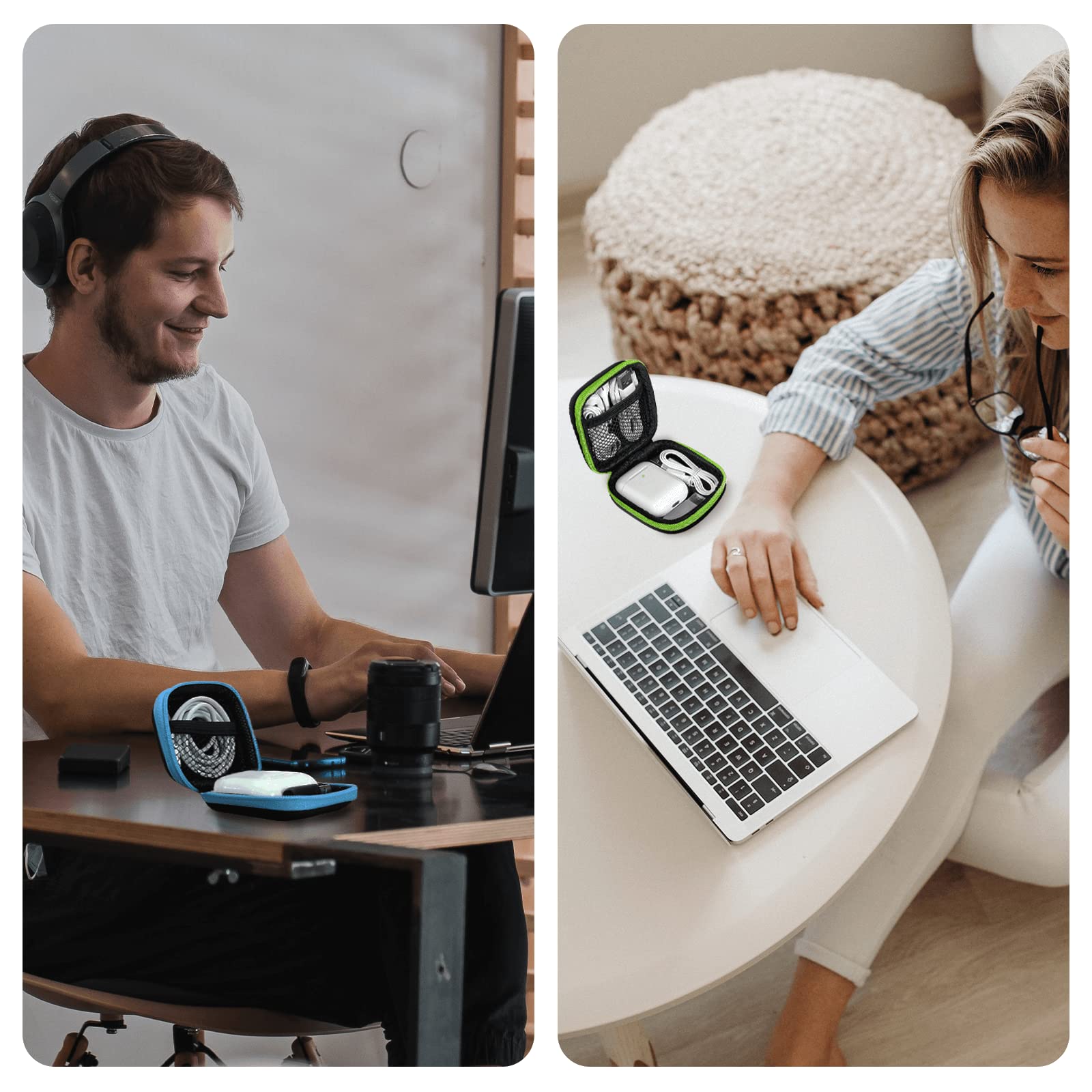 Foto 6 | Funda Para Auriculares Molova, Bolsa De Almacenamiento Portátil De Eva Con Mosquetón 5-p - Venta Internacional.