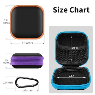 Foto 7 | Funda Para Auriculares Molova, Bolsa De Almacenamiento Portátil De Eva Con Mosquetón 5-p - Venta Internacional.