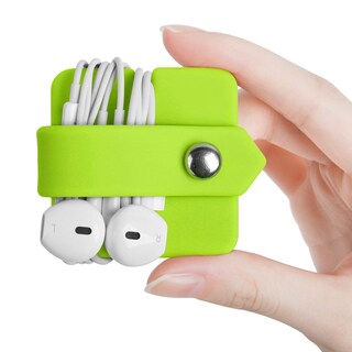 Foto 2 | Cord Organizer Elfrhino - Soporte Para Auriculares (silicona), Color Verde - Venta Internacional.