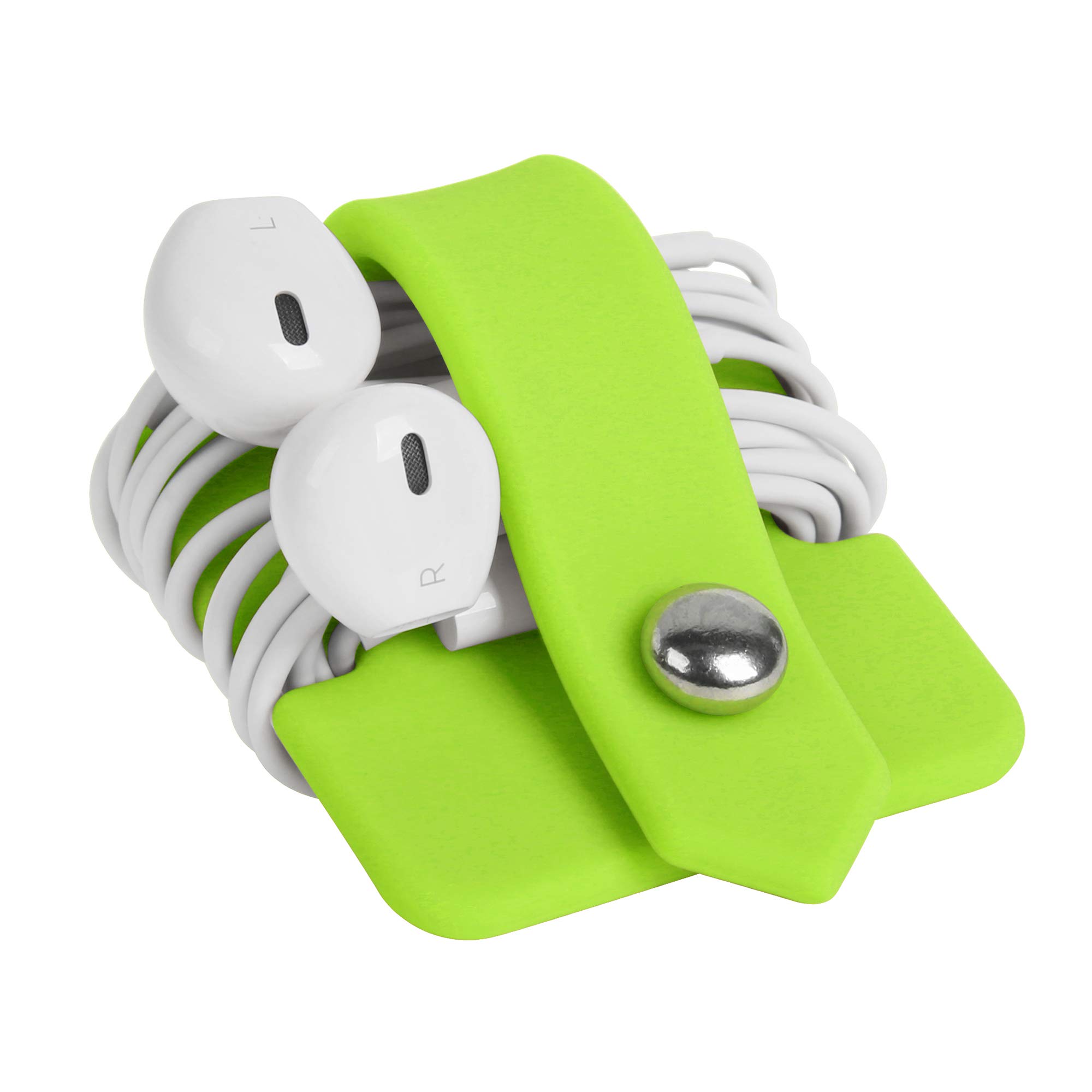 Foto 7 pulgar | Cord Organizer Elfrhino - Soporte Para Auriculares (silicona), Color Verde - Venta Internacional.