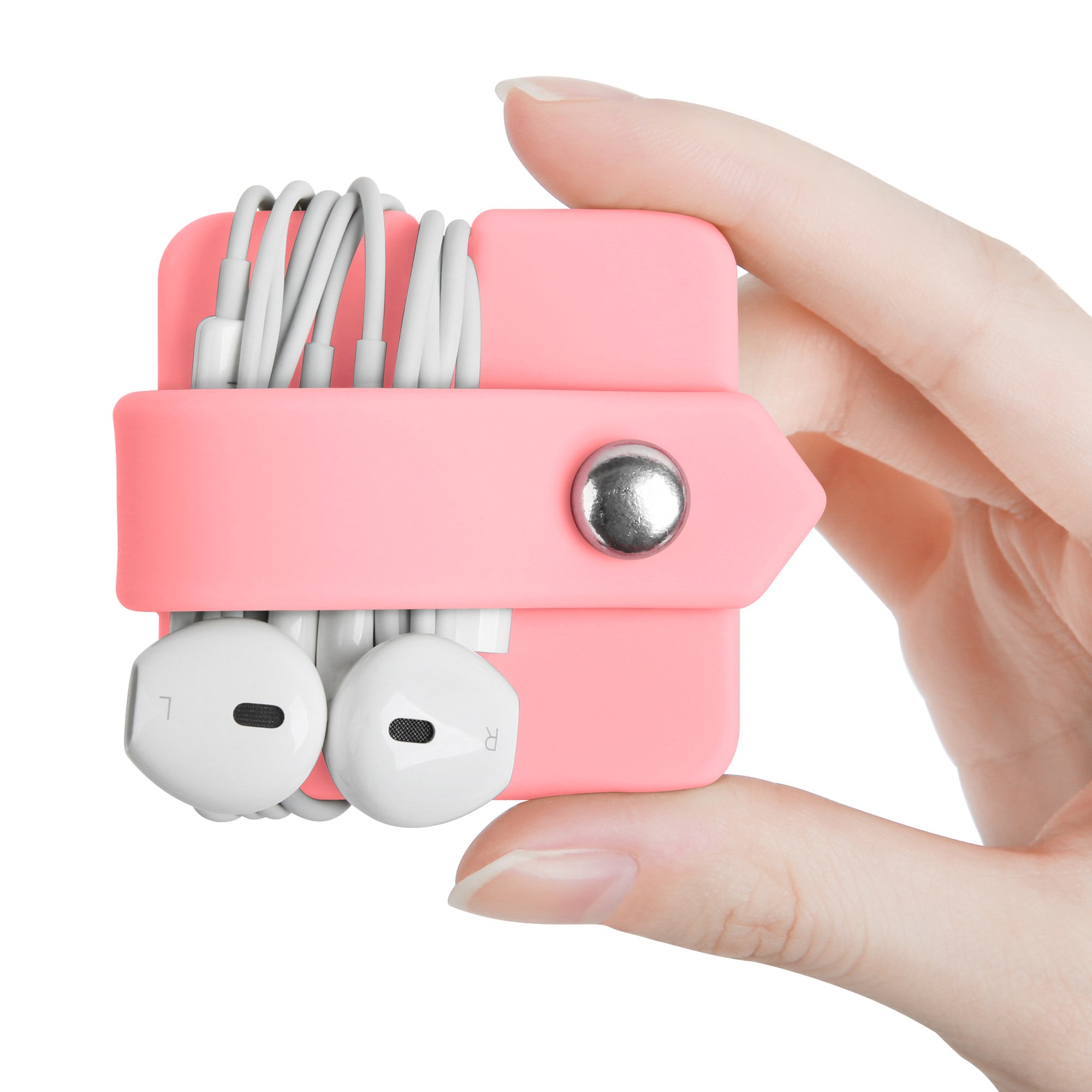 Foto 3 pulgar | Cord Organizer Elfrhino, Envoltorio Para Auriculares, Juego De 3 Unidades De Silicona - Venta Internacional.