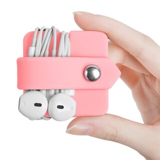 Foto 2 | Cord Organizer Elfrhino, Envoltorio Para Auriculares, Juego De 3 Unidades De Silicona - Venta Internacional.