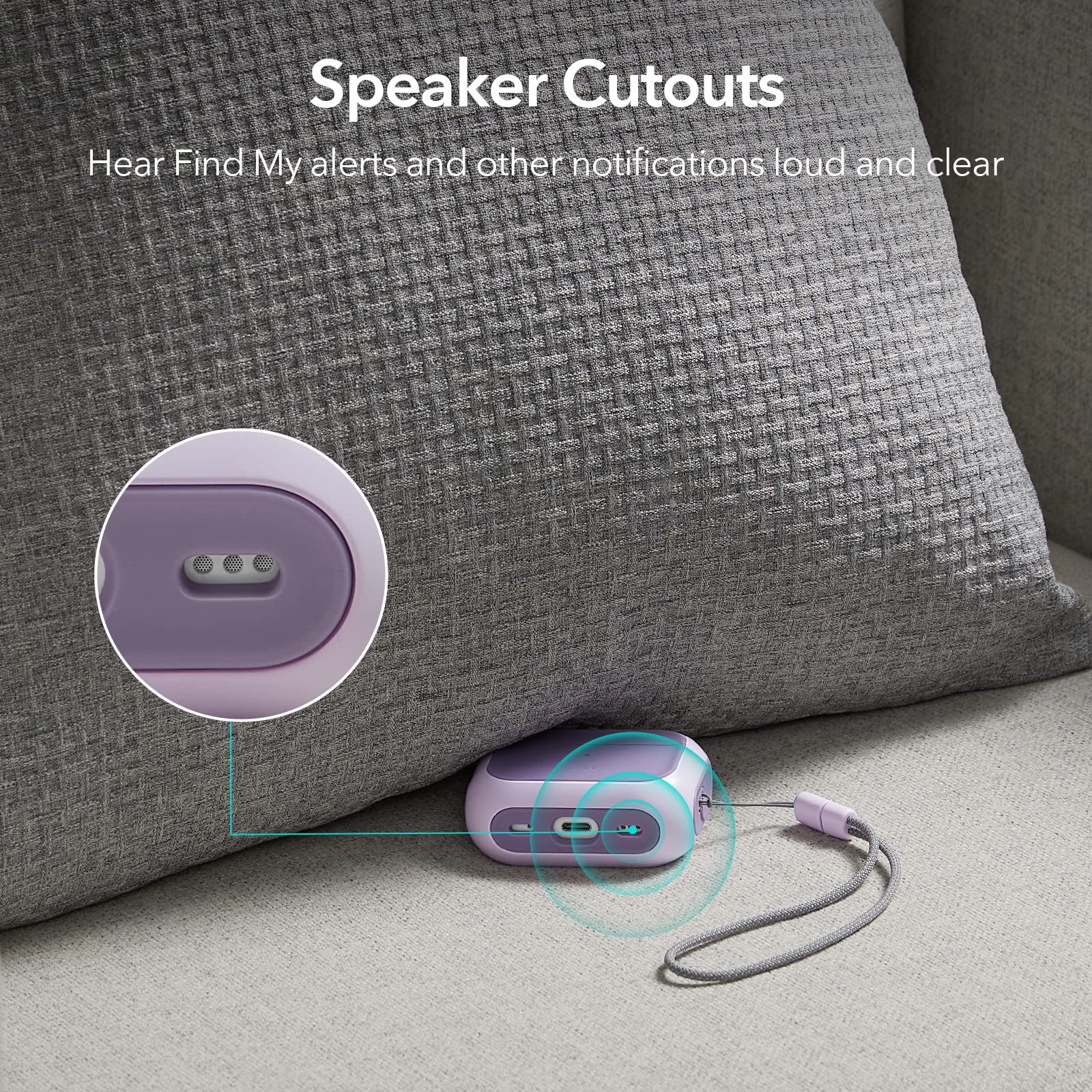 Foto 7 pulgar | Funda Esr Orbit Hybrid Con Halolock Para Airpods Pro Lavender - Venta Internacional