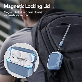 Foto 3 | Funda Para Airpods Pro Esr 2023/2022/2019 De Segunda Y Primera Generación, Azul - Venta Internacional