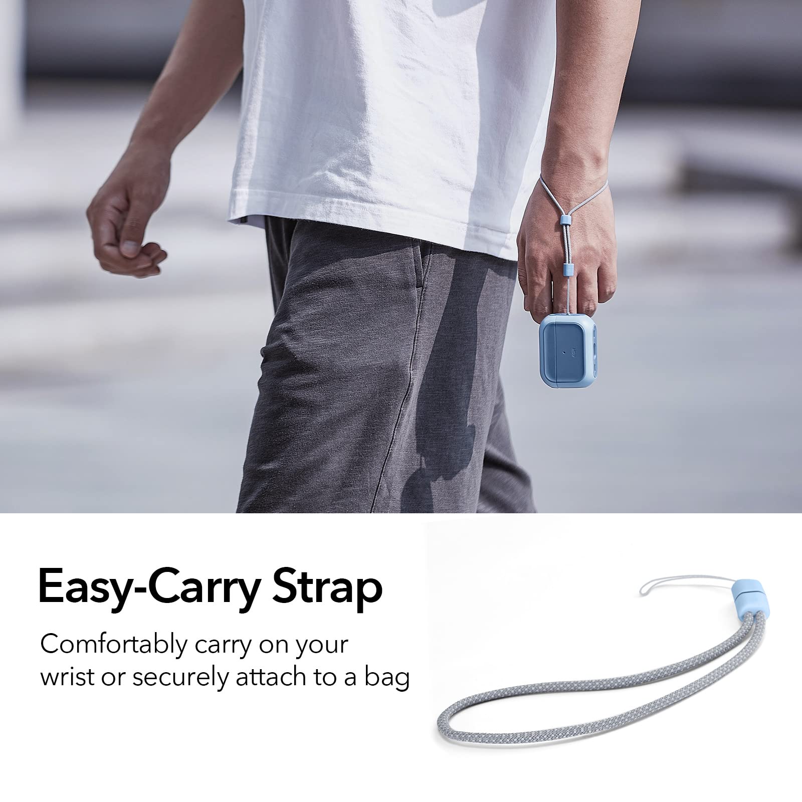 Foto 6 pulgar | Funda Para Airpods Pro Esr 2023/2022/2019 De Segunda Y Primera Generación, Azul - Venta Internacional