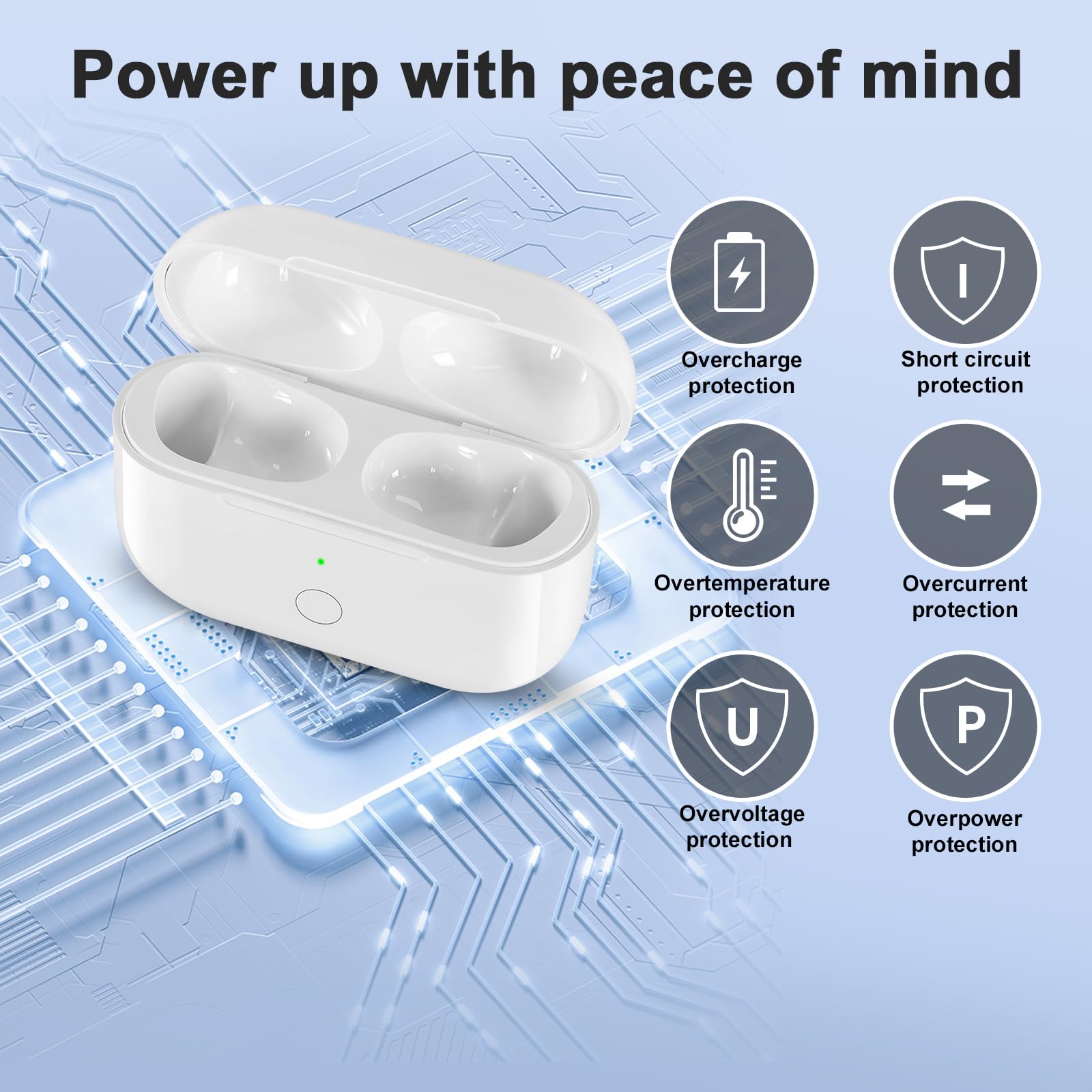 Foto 6 pulgar | Funda de Carga de Repuesto Compatible con AirPods Pro - Venta Internacional