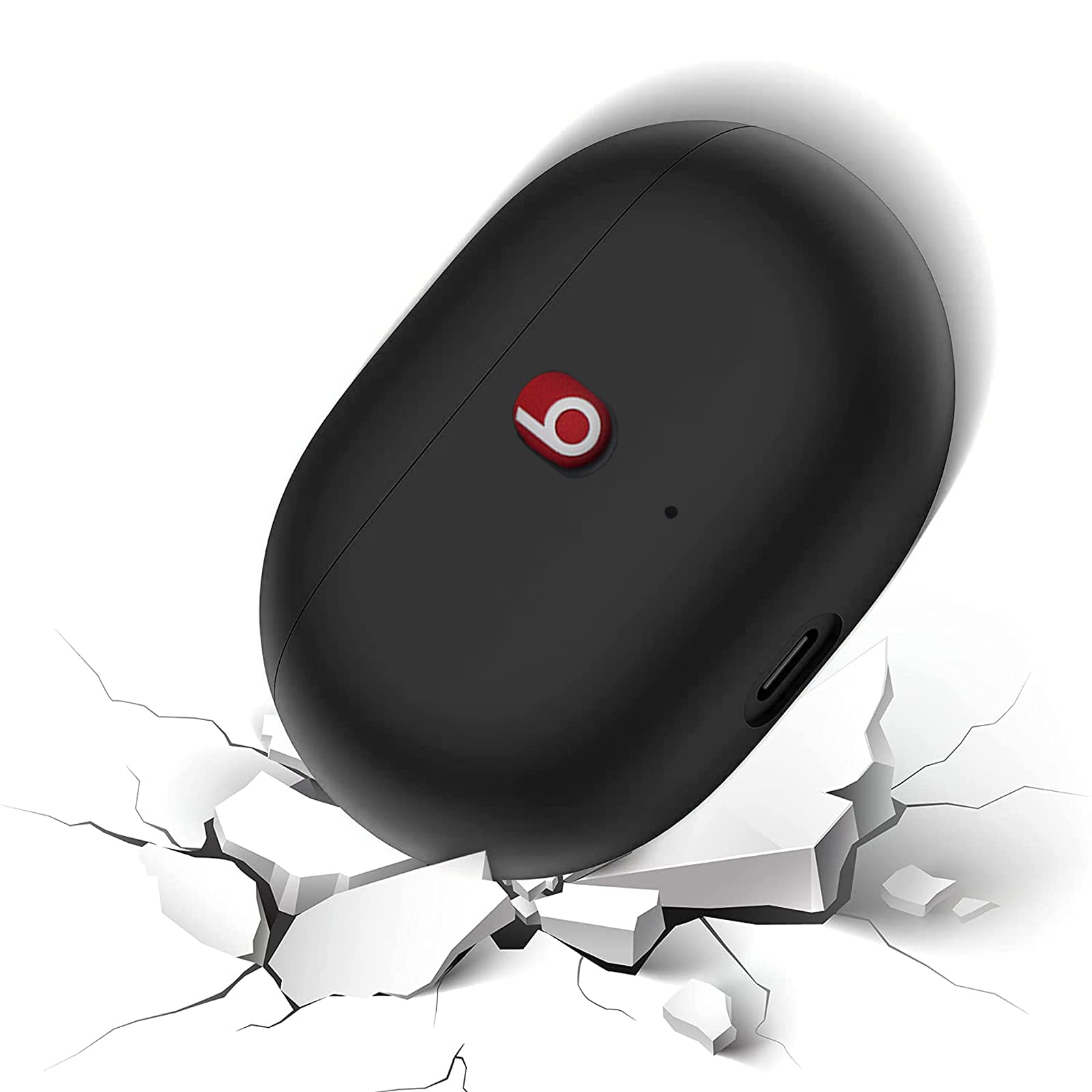 Foto 6 pulgar | Funda De Silicona Lizhi Para Beats Studio Buds 2021 Con Llavero B - Venta Internacional.