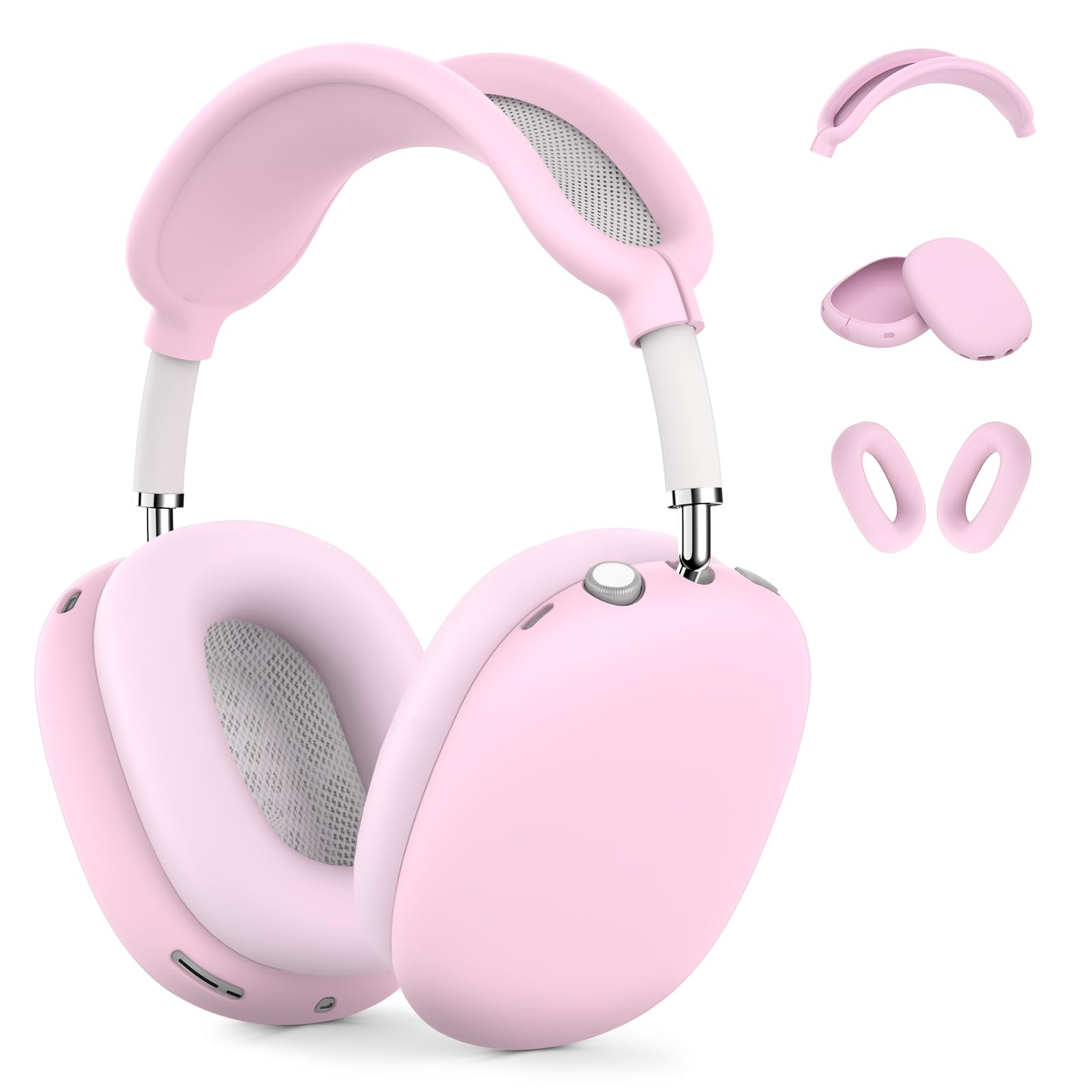 Set De Fundas De Silicona Para Airpods Max - Rosa - Venta Internacional. $521