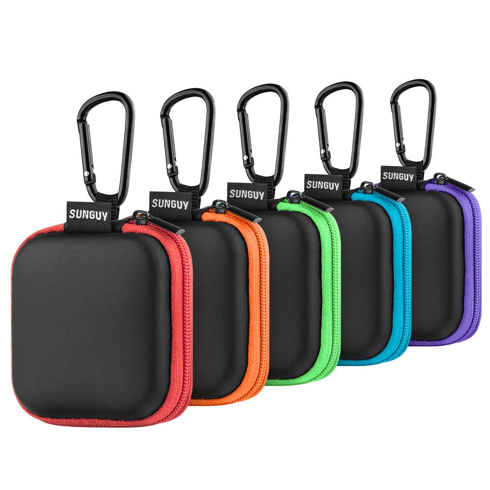 Foto 2 pulgar | Funda Portátil Sunguy Con Mosquetón, Paquete De 5 Para Auriculares - Venta Internacional.