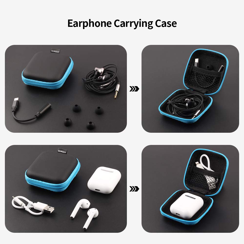 Foto 3 pulgar | Funda Portátil Sunguy Con Mosquetón, Paquete De 5 Para Auriculares - Venta Internacional.