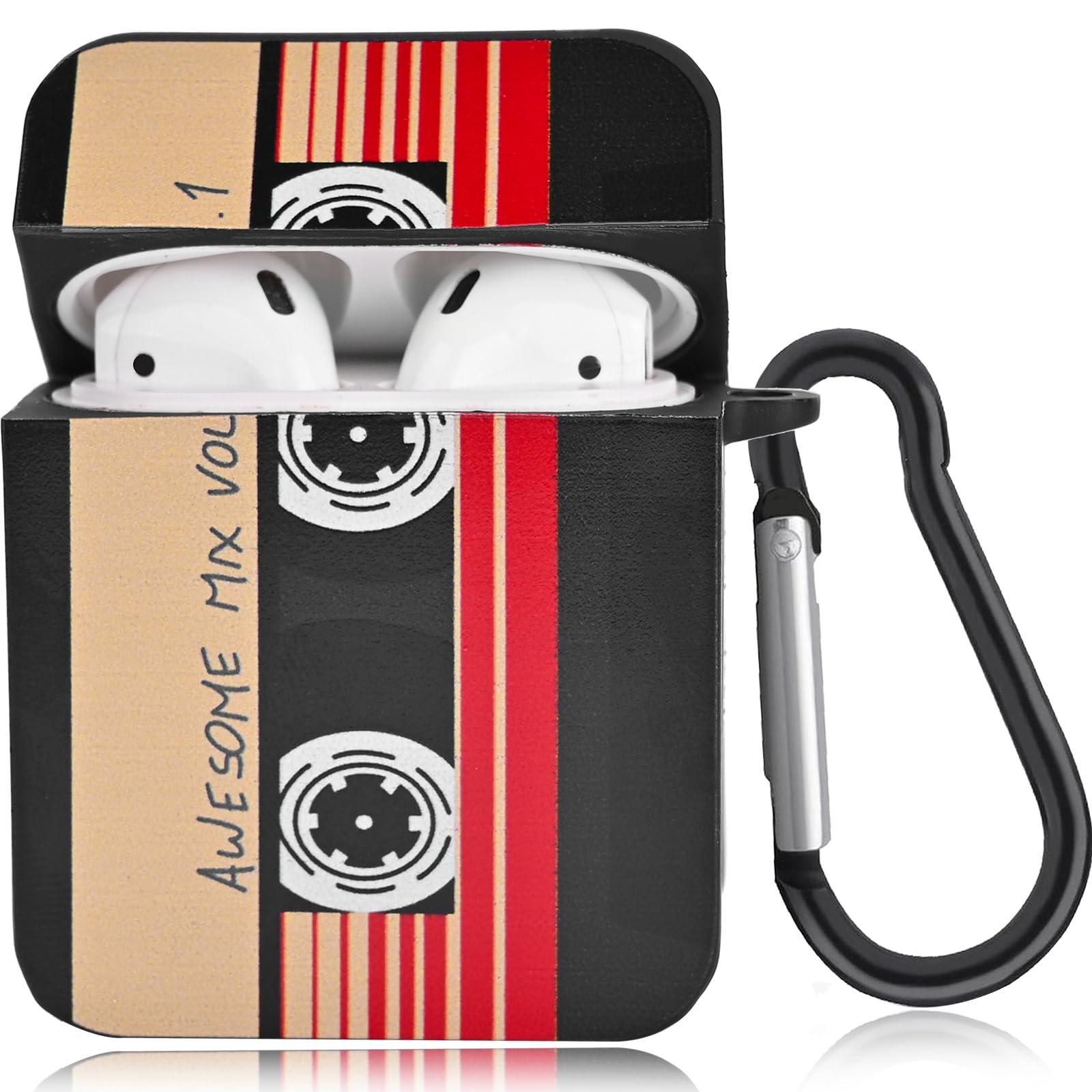 Foto 3 pulgar | Funda Para Airpods Liopeu Con Bonito Diseño De Cinta De Casete Con Llavero - Venta Internacional.