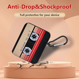 Foto 4 | Funda Para Airpods Liopeu Con Bonito Diseño De Cinta De Casete Con Llavero - Venta Internacional.