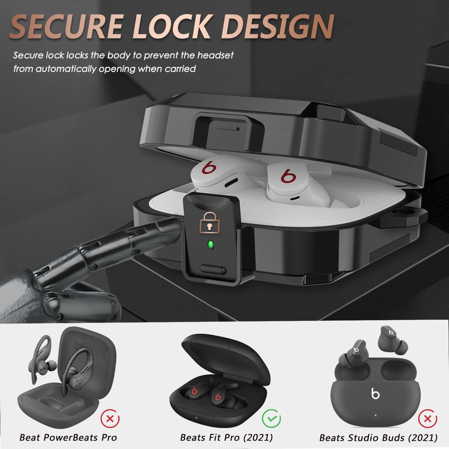 Foto 3 pulgar | Funda Protectora Para Mooyavia Beats Fit Pro Con Accesorios - Venta Internacional.