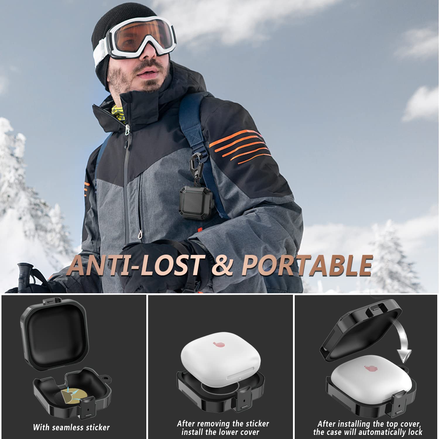 Foto 7 pulgar | Funda Protectora Para Mooyavia Beats Fit Pro Con Accesorios - Venta Internacional.