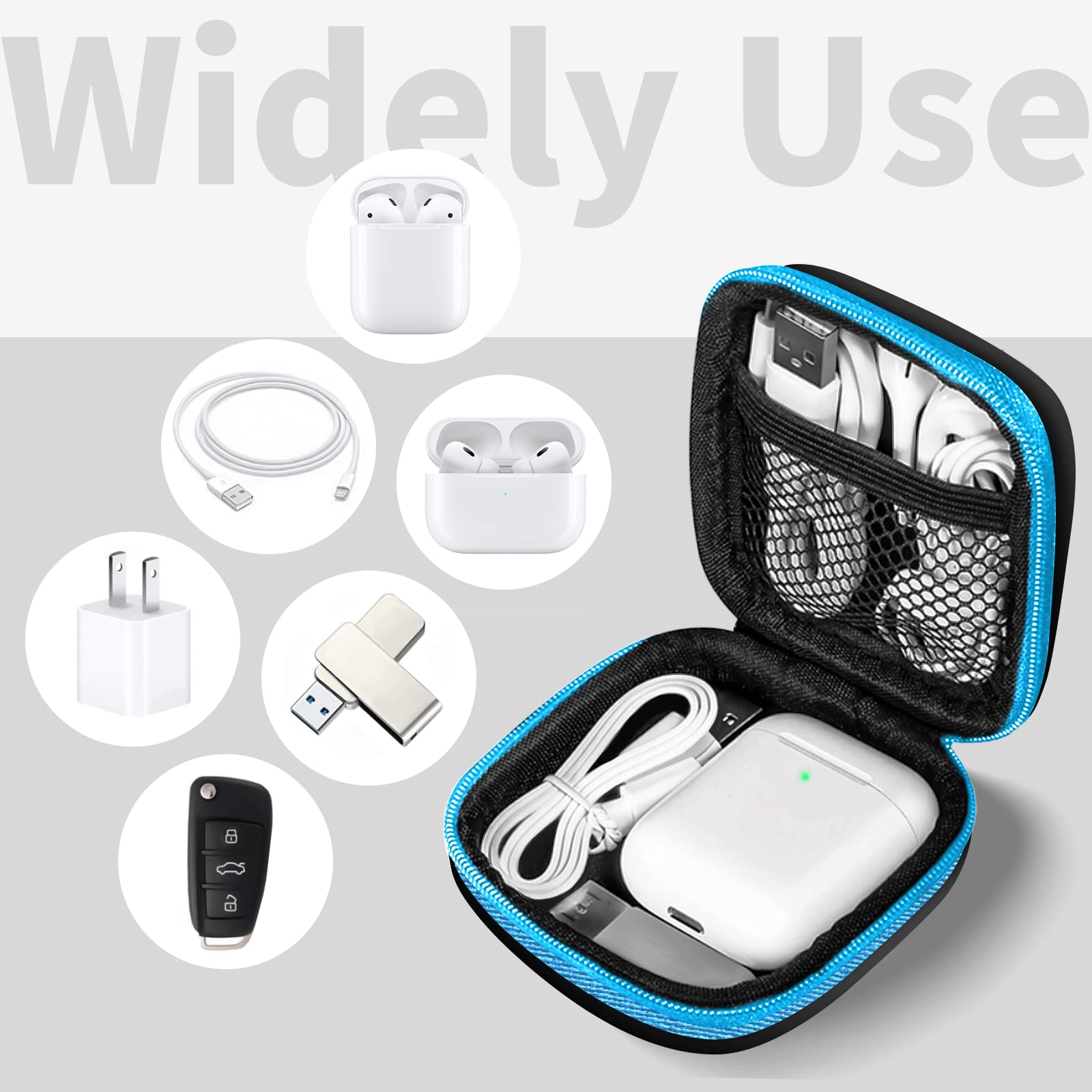 Foto 3 pulgar | Funda Para Auriculares Molova, Bolsa De Almacenamiento Portátil De Eva Con Mosquetón - Venta Internacional.