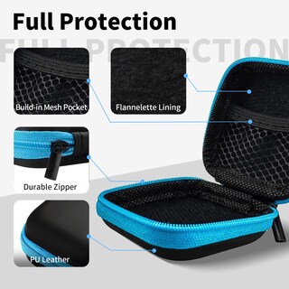 Foto 3 | Funda Para Auriculares Molova, Bolsa De Almacenamiento Portátil De Eva Con Mosquetón - Venta Internacional.
