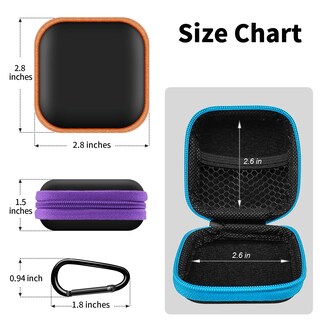 Foto 7 | Funda Para Auriculares Molova, Bolsa De Almacenamiento Portátil De Eva Con Mosquetón - Venta Internacional.