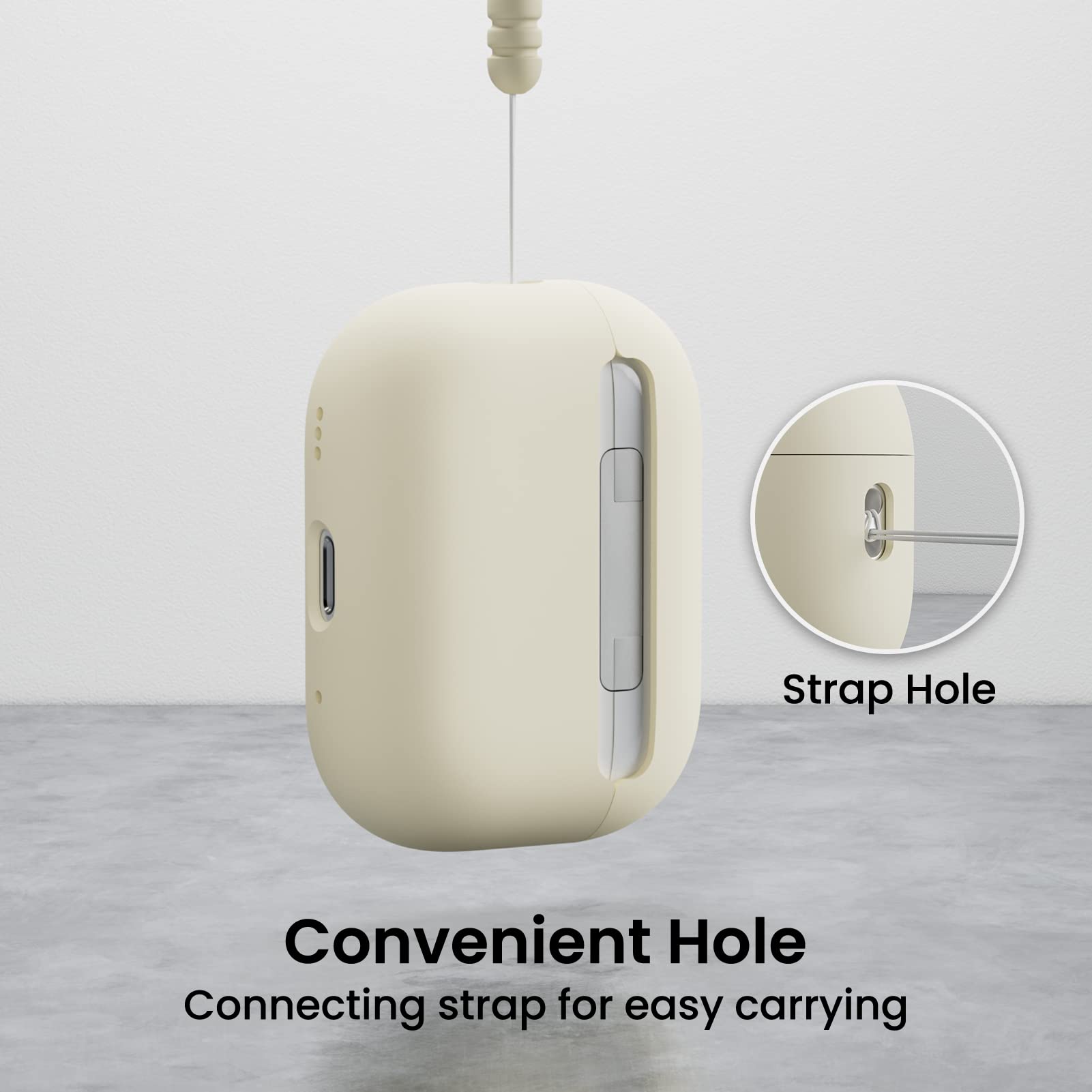 Foto 4 pulgar | Funda Ornarto Compatible con AirPods Pro 2 -2022- de Silicona - Venta Internacional