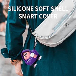 Foto 6 | Funda Hooyiiok Para Airpods, Gracioso Personaje De Dibujos Animados De Tercera Generación, Amarillo - Venta Internaci