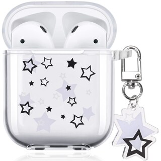 Foto 1 | Funda Para Airpod Con Bonitos Amuletos Con Estampado De Estrellas Y Llavero - Venta Internacional.