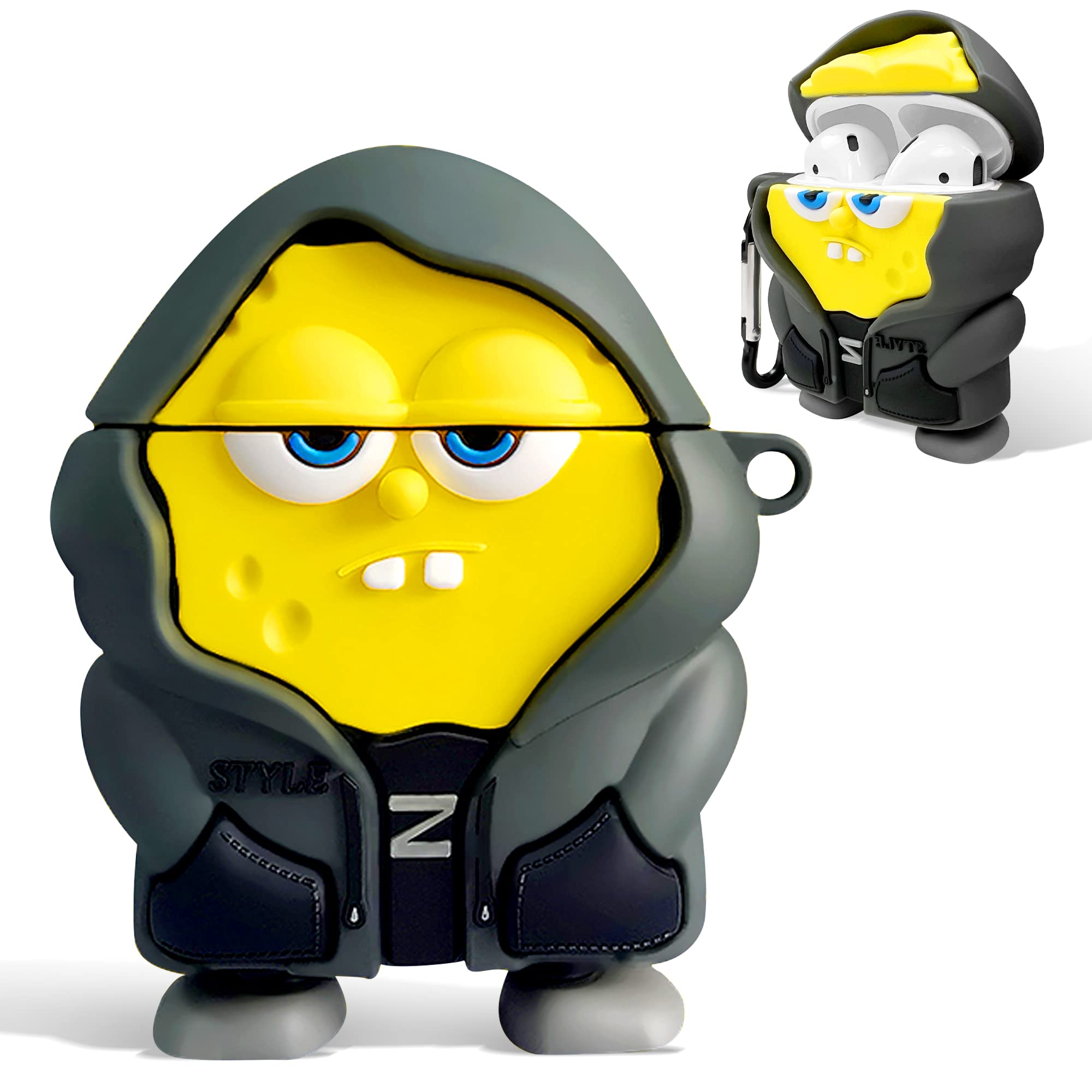 Foto 1 | Funda Para Airpods Hooyiiok, Bonito Personaje De Dibujos Animados De Primera Y Segunda Generación - Venta Internacional