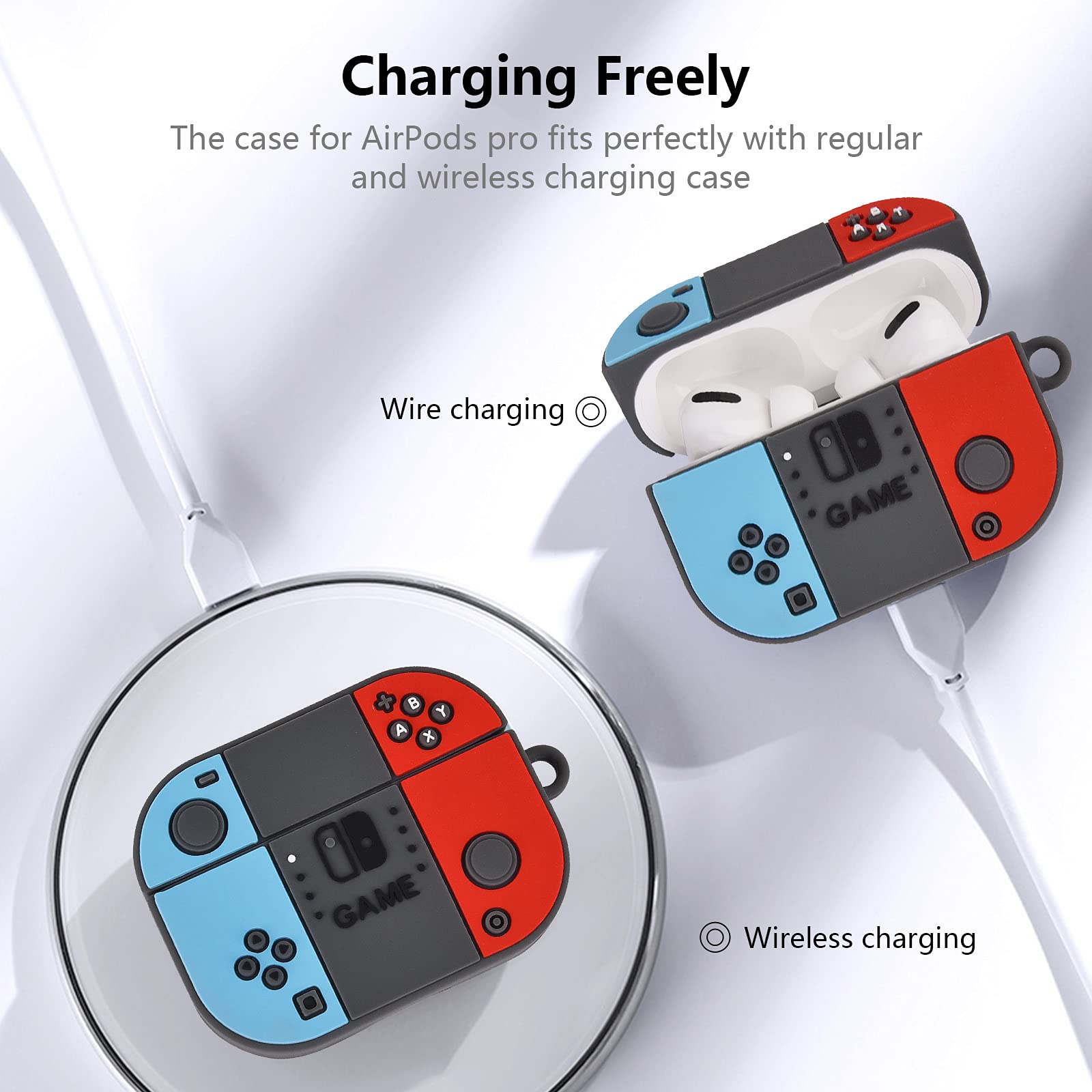 Foto 4 | Funda para Airpods Pro Koreda Cute Cool Switch Diseño De Juego Silicona - Venta Internacional