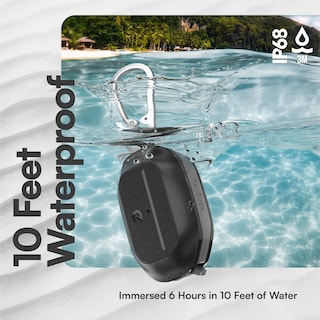 Foto 5 | Funda Keybudz para AirPods Pro Impermeable y con Cierre Negro - Venta Internacional