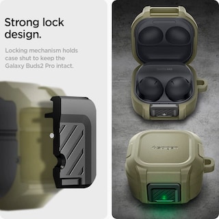 Foto 4 | Auriculares Lock Fit Galaxy Buds2 Pro Con Mosquetón Spigen - Venta Internacional