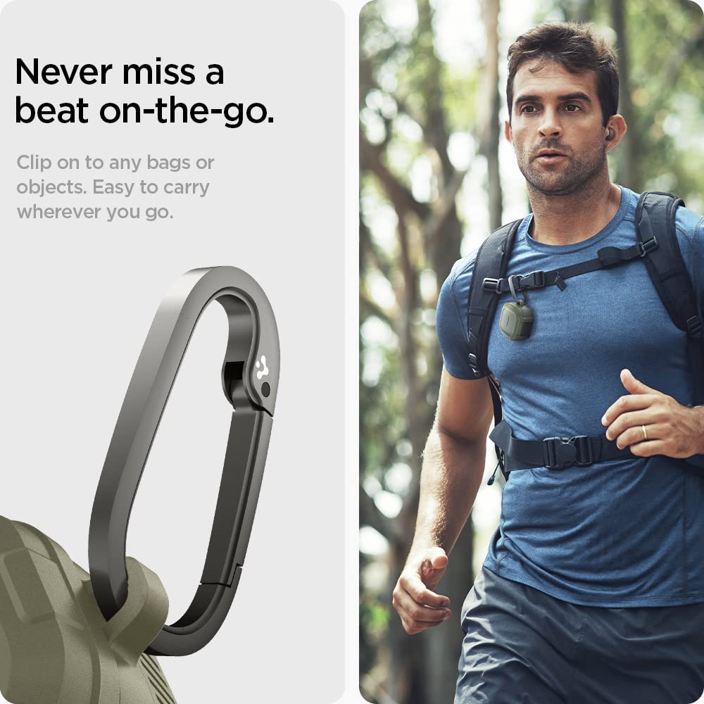 Foto 6 pulgar | Auriculares Lock Fit Galaxy Buds2 Pro Con Mosquetón Spigen - Venta Internacional
