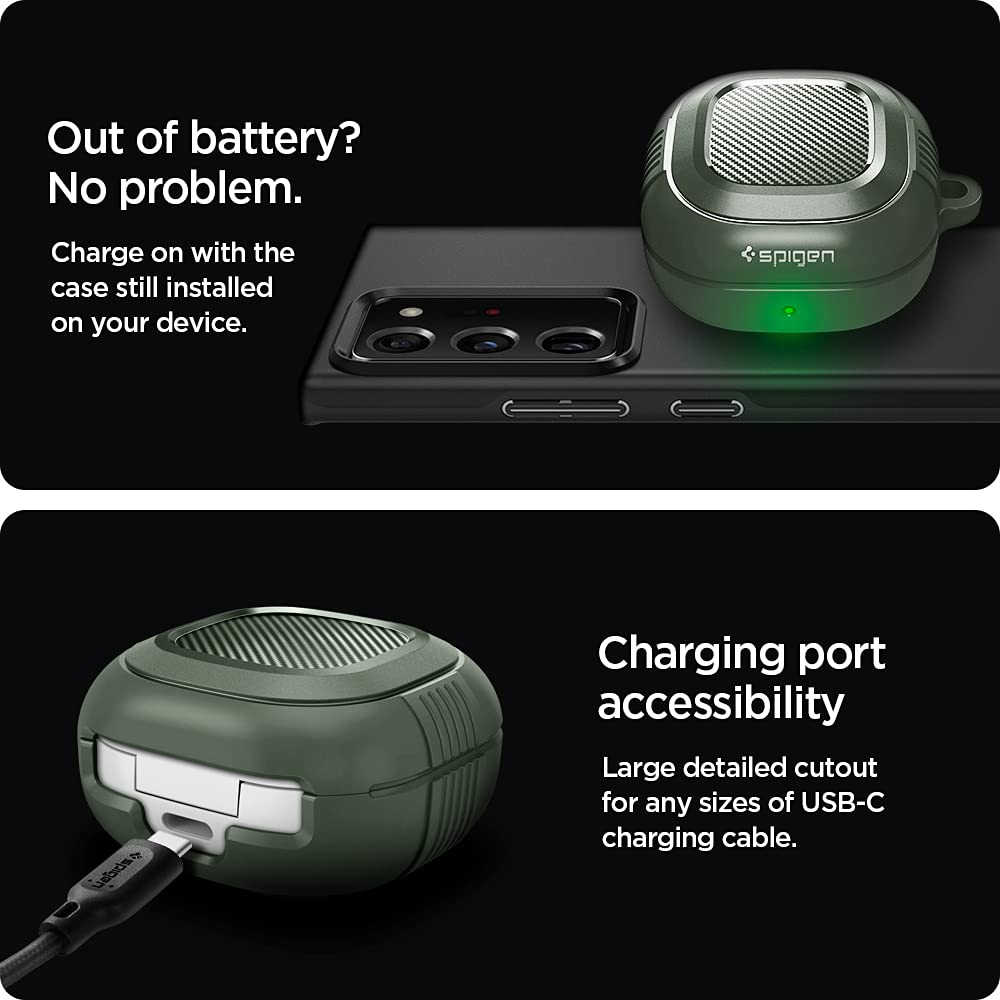 Foto 7 pulgar | Funda Spigen Rugged Armor Para Galaxy Buds2 Pro (2022) /b - Venta Internacional