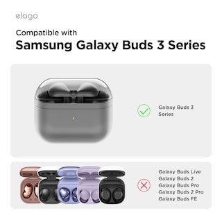 Foto 2 | Funda Elago Compatible con Samsung Galaxy Buds 3 Y Buds 3 Pro - Venta Internacional