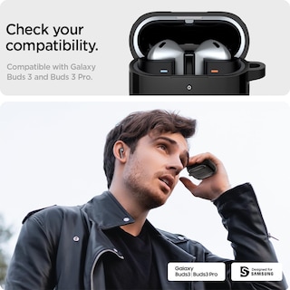 Foto 2 | Funda Protectora Spigen Rugged Armor Para Samsung Galaxy Buds3 Pro Y Galaxy Buds 3 (2024) - Venta Internacional.