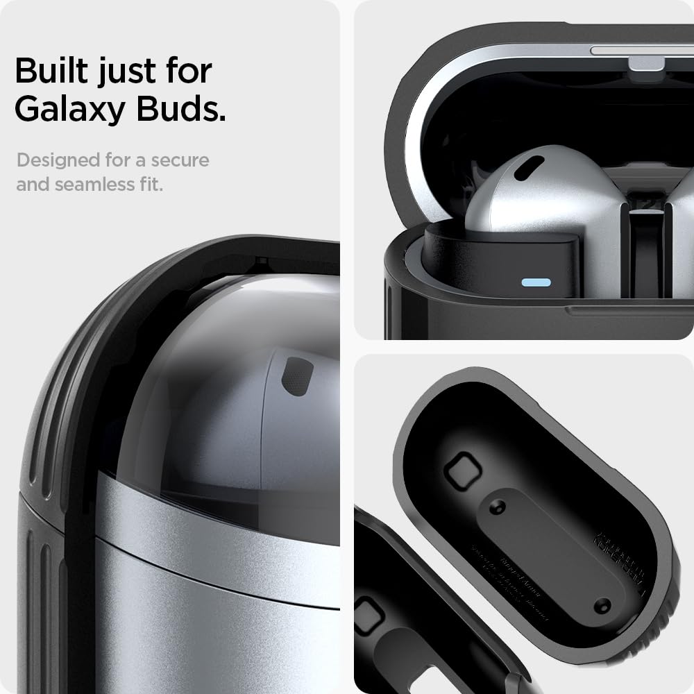 Foto 8 pulgar | Funda Protectora Spigen Rugged Armor Para Samsung Galaxy Buds3 Pro Y Galaxy Buds 3 (2024) - Venta Internacional.