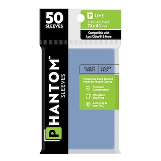 Foto 1 | Fundas Para Cartas Capstone Games Phantom Lime, 70 X 110 Mm, 50 Unidades - Venta Internacional.