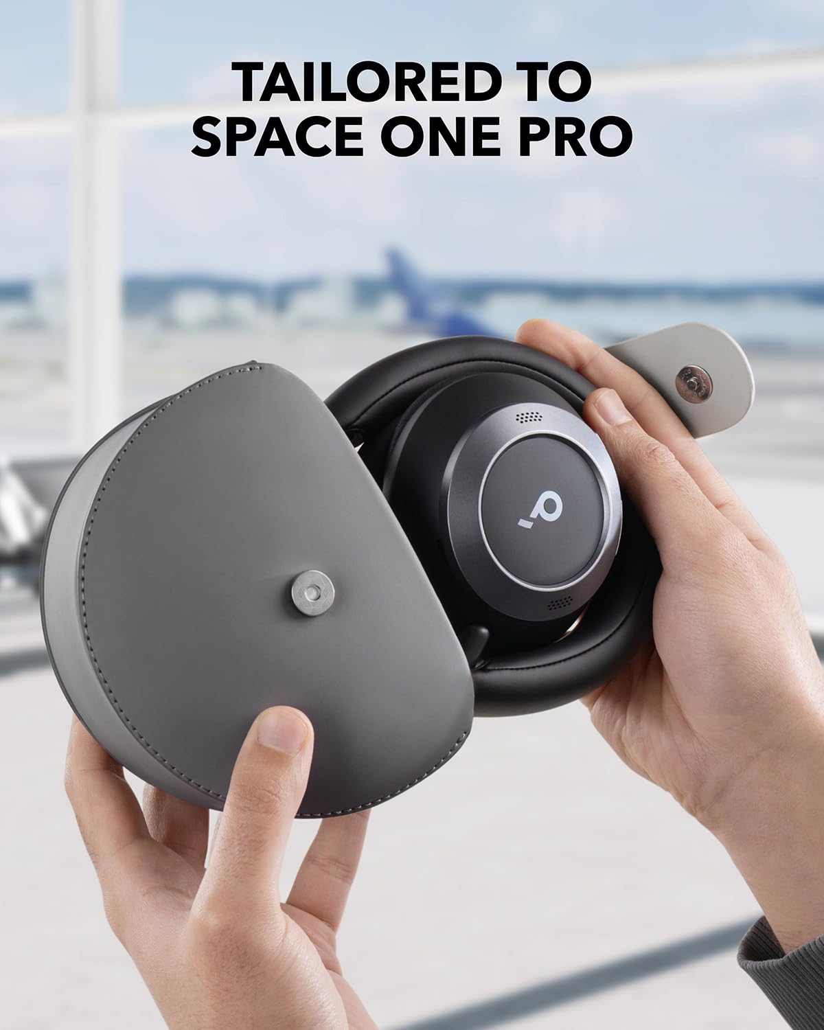 Foto 3 pulgar | Auriculares Travel Case Soundcore Space One Pro, Color Gris - Venta Internacional.