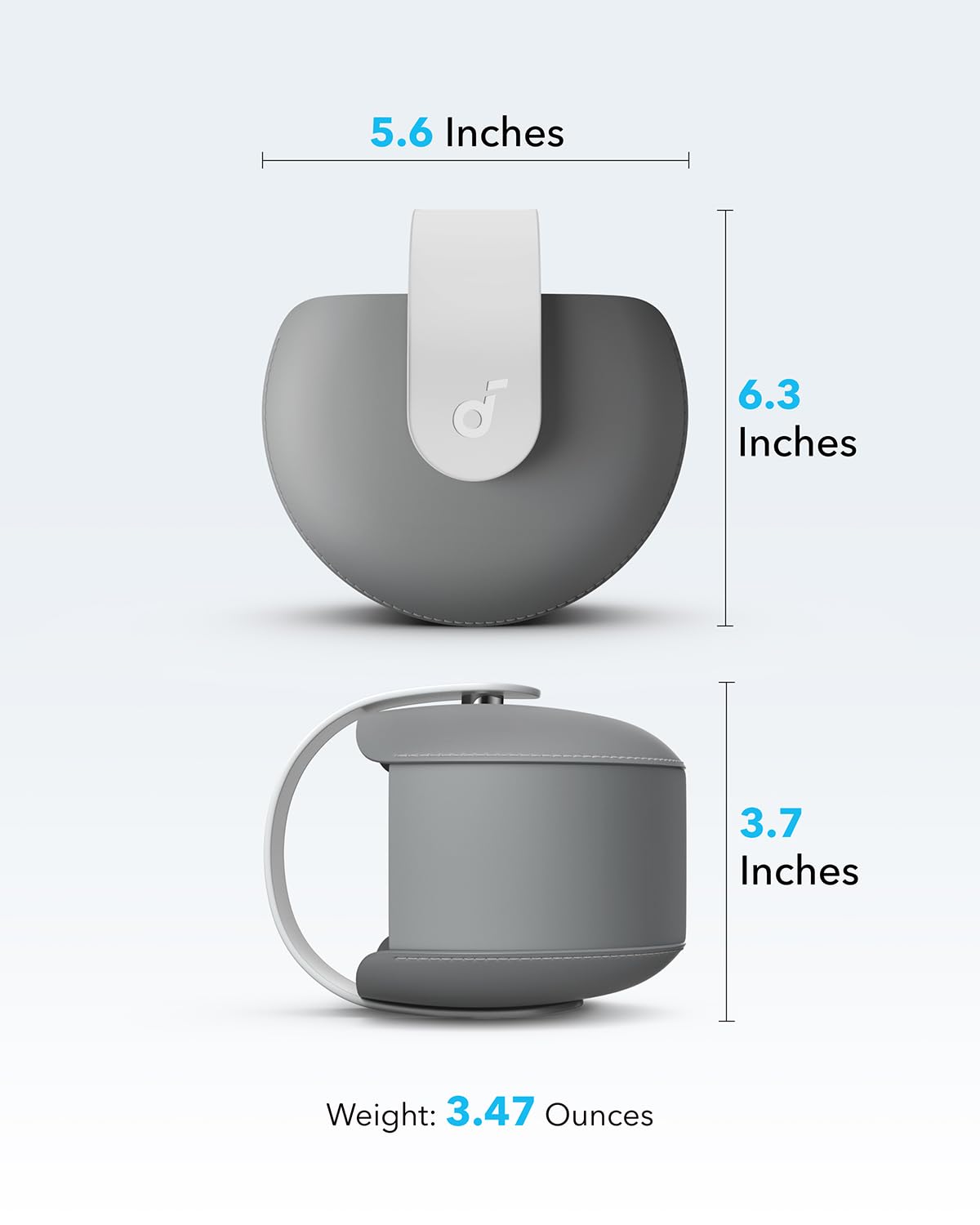 Foto 6 pulgar | Auriculares Travel Case Soundcore Space One Pro, Color Gris - Venta Internacional.