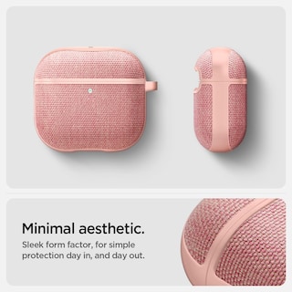 Foto 3 | Funda Spigen Urban Fit Para Airpods 4 Con Anc (2024), Color Dorado Rosa - Venta Internacional.