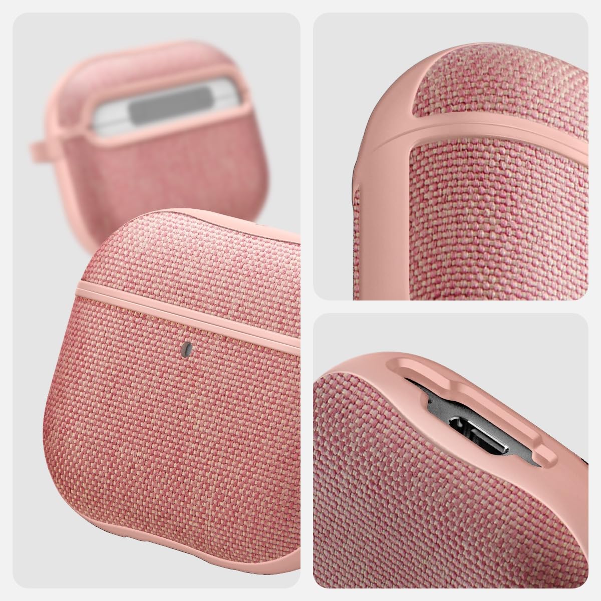 Foto 8 pulgar | Funda Spigen Urban Fit Para Airpods 4 Con Anc (2024), Color Dorado Rosa - Venta Internacional.