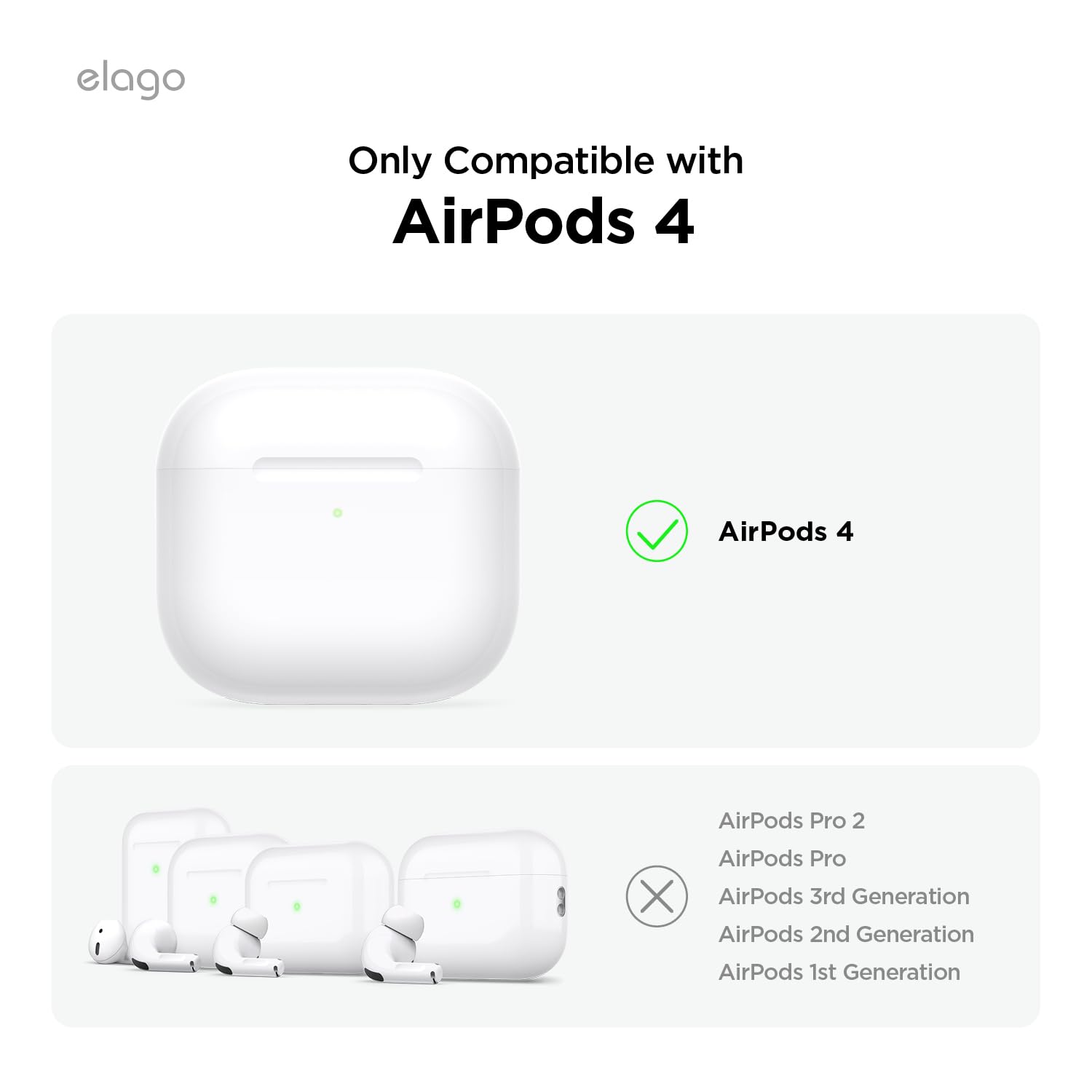 Foto 3 pulgar | Funda Elago Liquid Hybrid Para Airpods De 4.ª Generación Con Carga Inalámbrica - Venta Internacional.