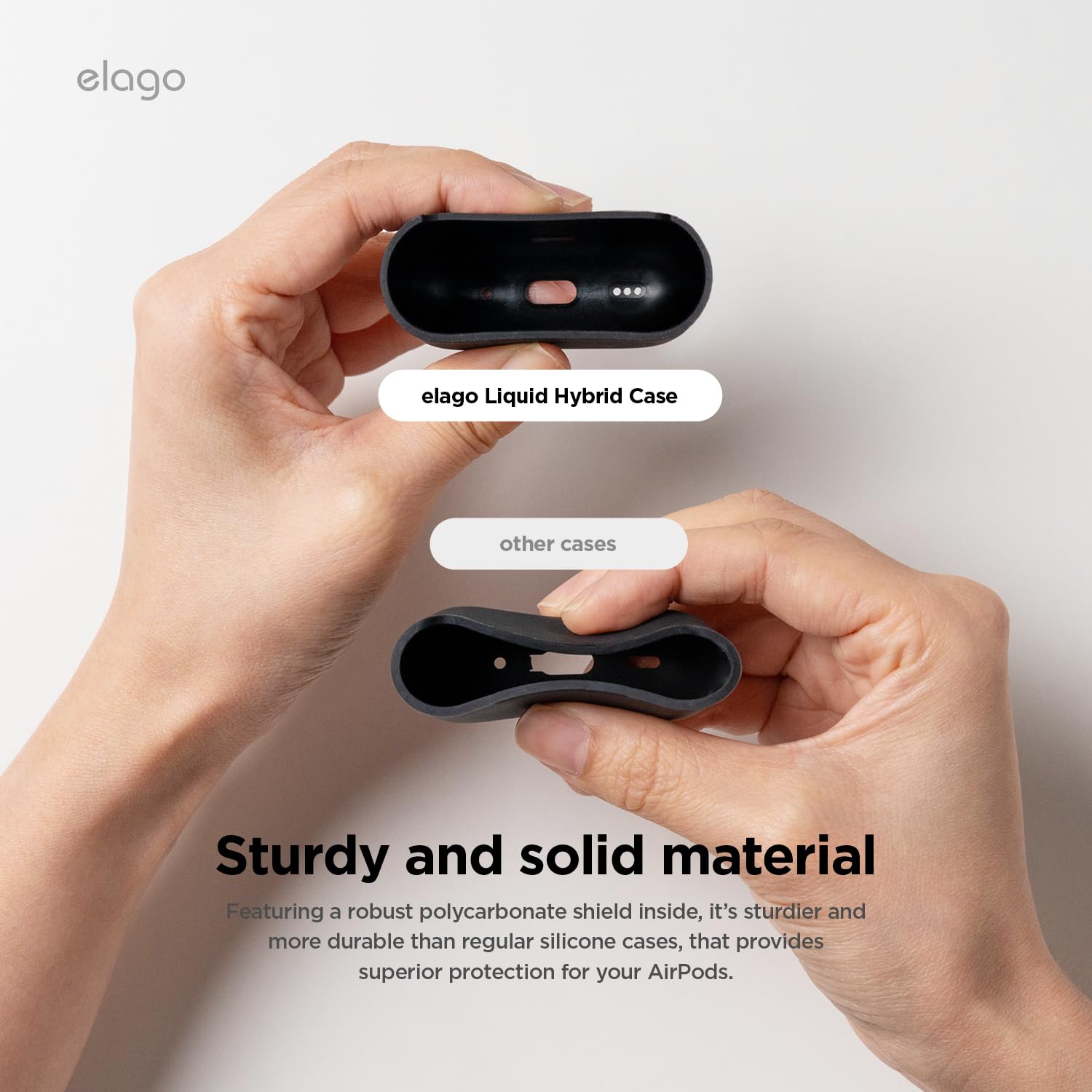 Foto 6 pulgar | Funda Elago Liquid Hybrid Para Airpods De 4.ª Generación Con Carga Inalámbrica - Venta Internacional.