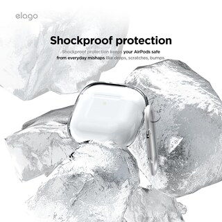 Foto 4 | Funda Elago Clear Compatible Con Airpods De Cuarta Generación Con Mosquetón - Venta Internacional.