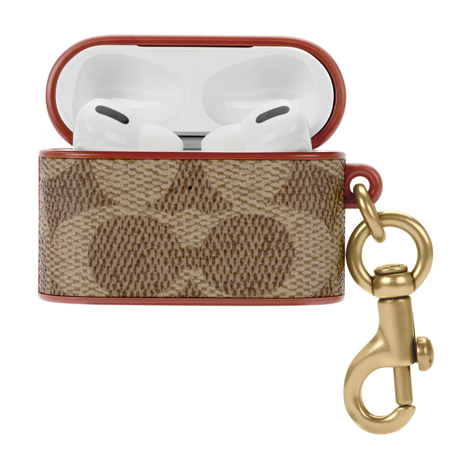 Foto 6 | Funda Airpods Pro Coach Signature Tan Compatible Con 1.ª Y 2.ª Generación - Venta Internacional.